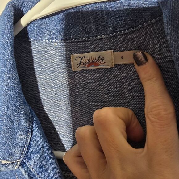 FAHERTY linen chambray jumpsuit - Picture 5 of 6